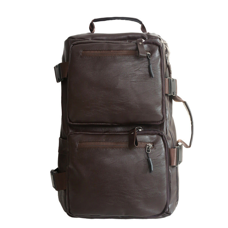 Multi-Functional Leather Weekend Bag Kalsten