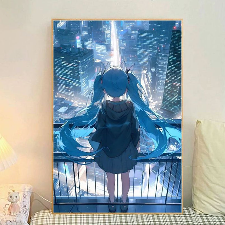 Anime-Themed Illustrated Canvas Art Print Kalsten