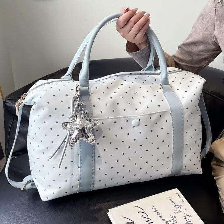 Women's Polka Dot Travel Duffel Bag Kalsten