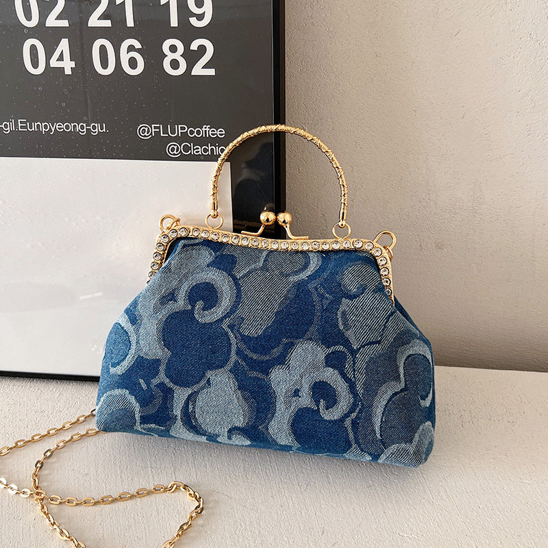 Vintage Floral Pattern Handbag