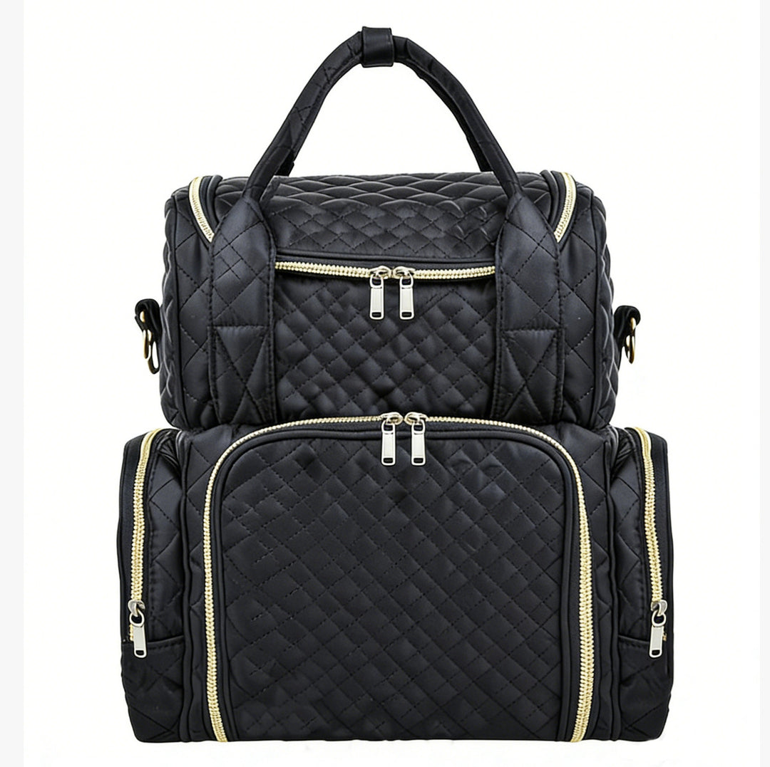 Quilted Multi-Pocket Backpack Kalsten