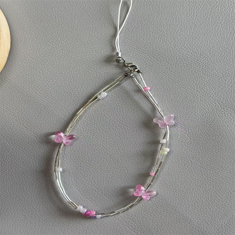 Decorative Butterfly Charm Eyewear Lanyard Kalsten