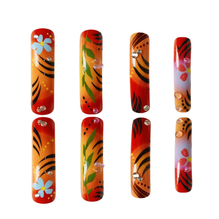 Artistic Floral Nail Extensions Kalsten 1789447242