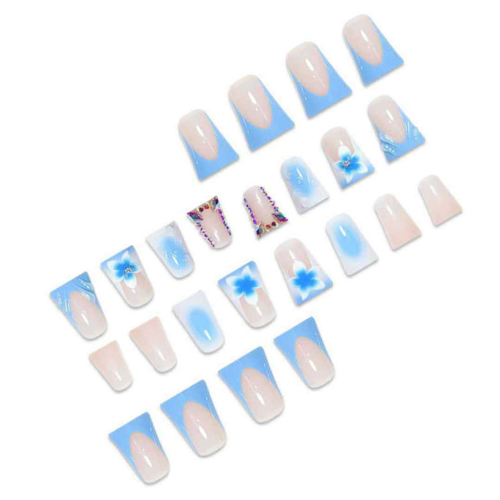 Artistic Long Press-On Nail Extensions Kalsten