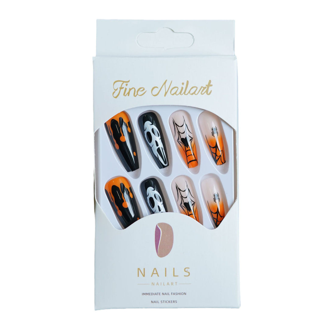Halloween-Themed Artistic Press-On Nails Kalsten