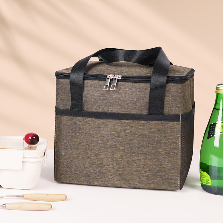 Insulated cooler bag with double-protected zipper Kalsten