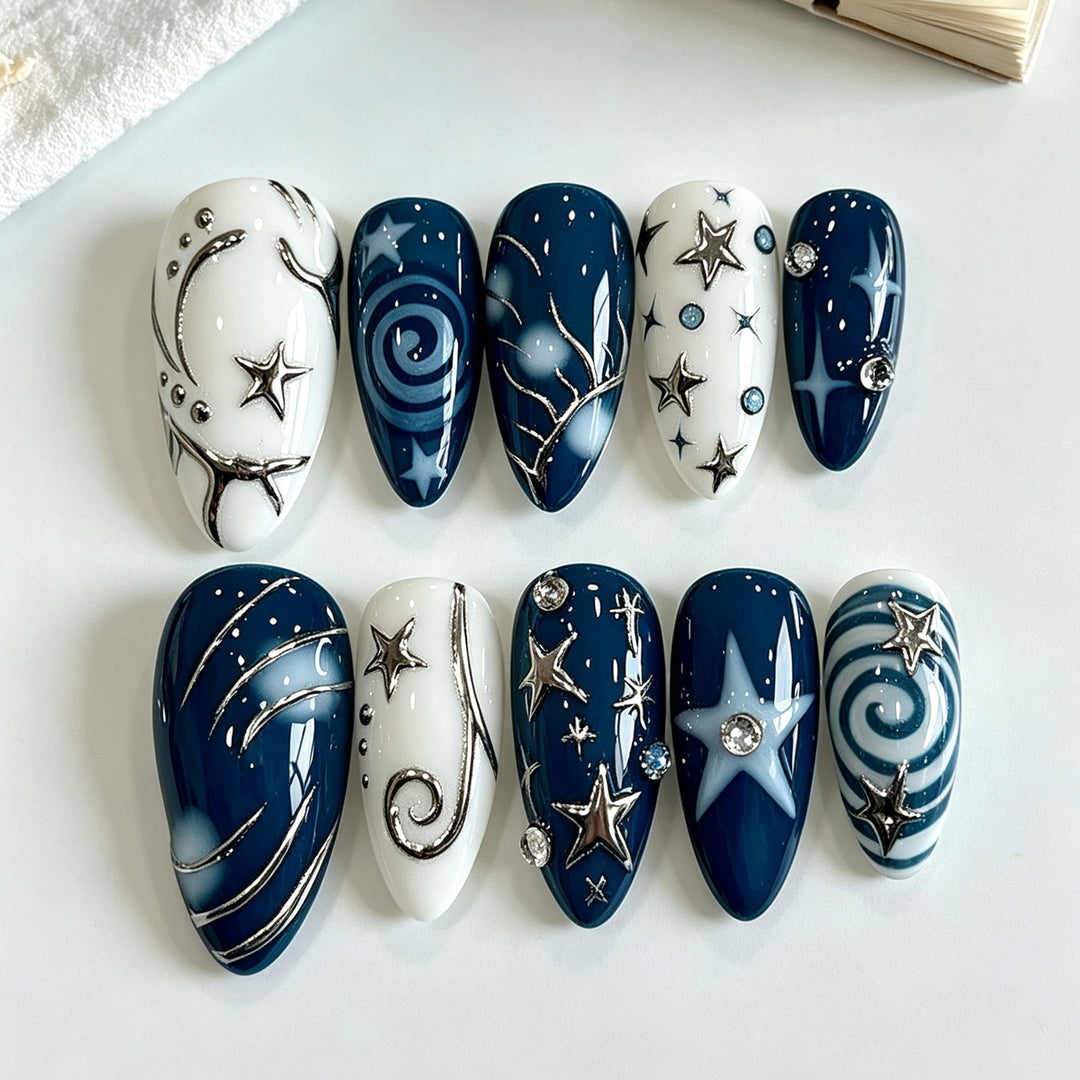 Artistic Press-On Nail Set