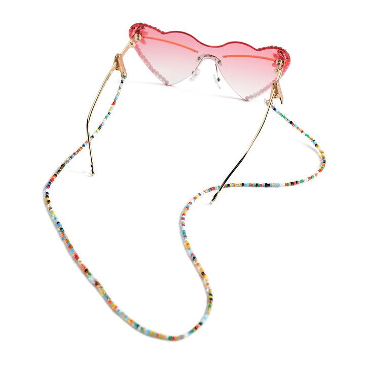 Beaded Eyewear Chain with Secure Clasps kalsten