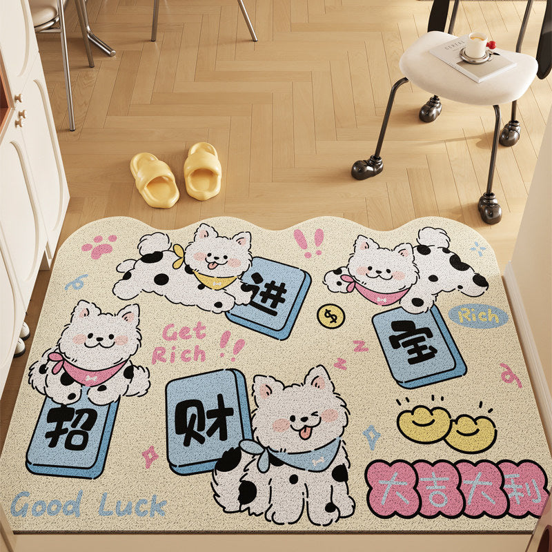 Cartoon-Themed Decorative Area Mat