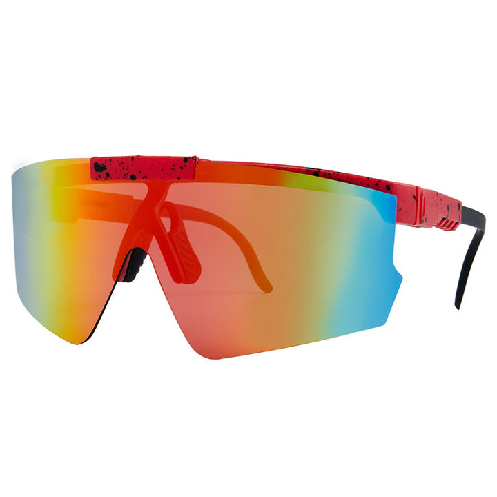Women's sport sunglasses in modern design with large lenses Kalsten