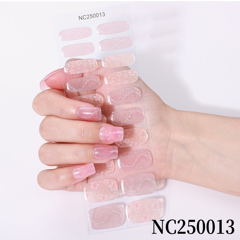 Glitter-Finish Nail Wraps