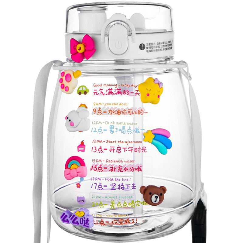 Ladies Playful Water Bottle with Animal Design Kalsten