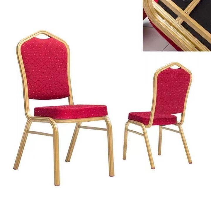 Elegant Upholstered Dining Chair with Gold Frame Kalsten