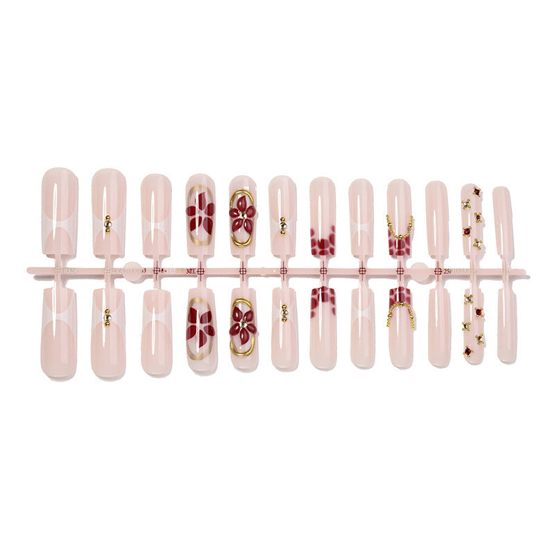 Creative nail art set with floral and elegant decorations Kalsten