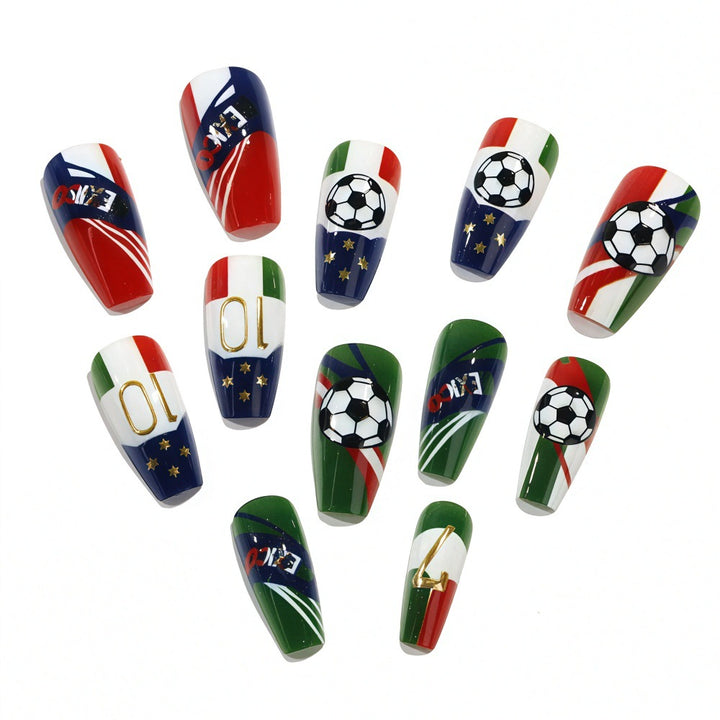 Sporty Nail Art Design Kalsten