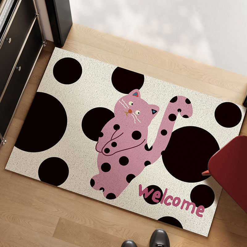 Playful Cat-Themed Decorative Mat Kalsten
