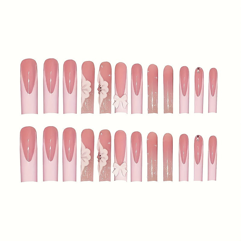 Floral 3D Nail Art Extensions Kalsten