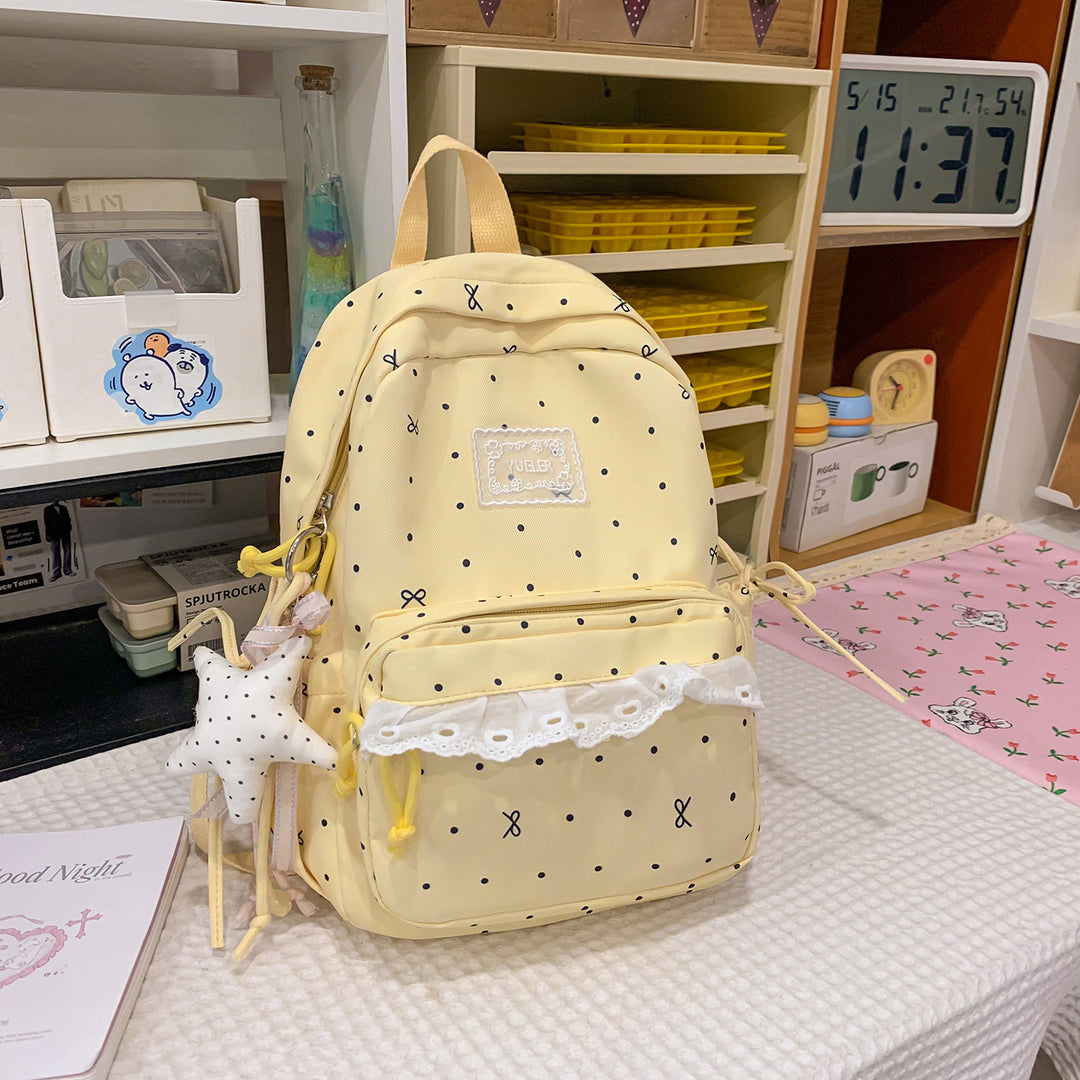 Adorable Polka Dot Backpack Kalsten