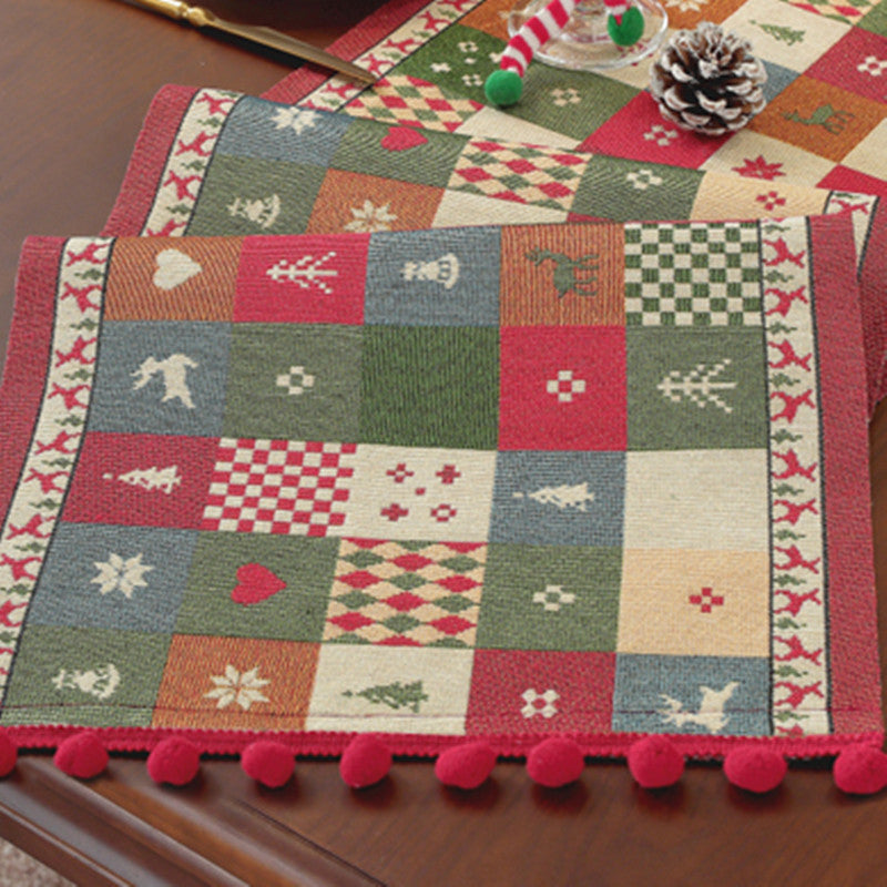 Festive Christmas Themed Table Runner