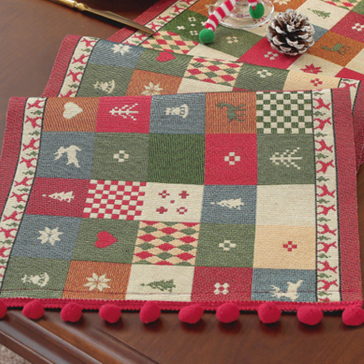 Festive Christmas Themed Table Runner