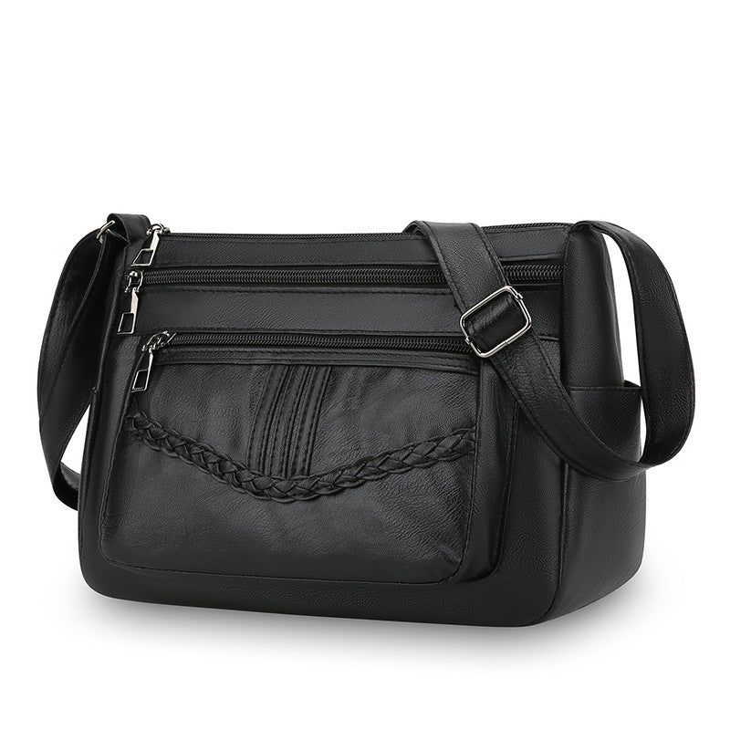 WoStylish Leather Crossbody Bag