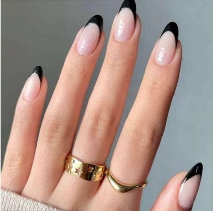 Elegant French Tip Press-On Nails Kalsten 1789085735