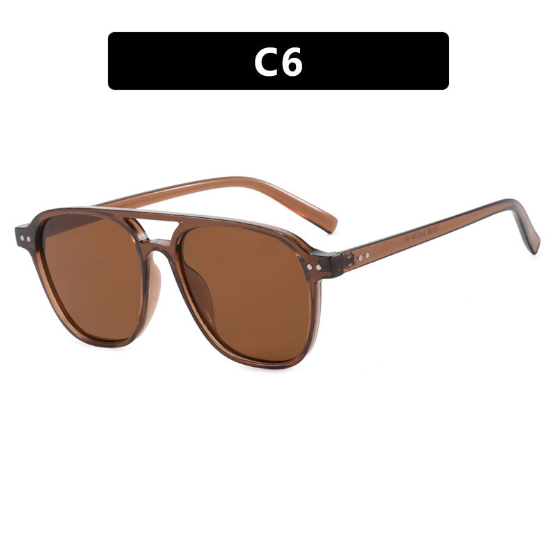 Women’s modern square sunglasses with robust design and UV protection Kalsten