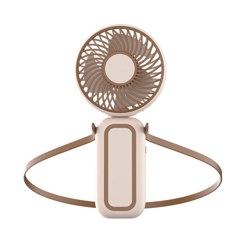 Women's Portable Neck Fan with Ergonomic Design and Adjustable Speed Control Kalsten