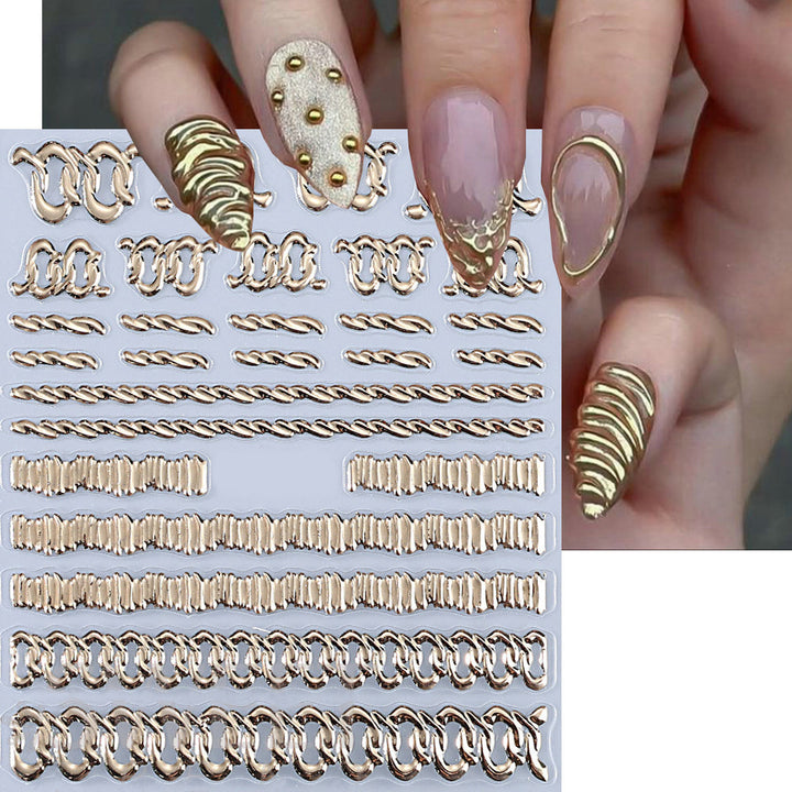 Metallic Nail Art Striping Tape