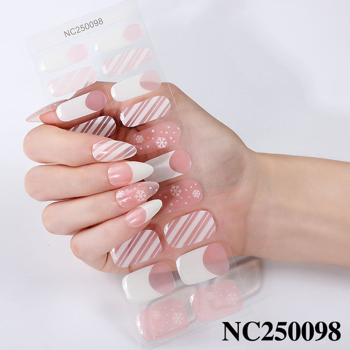 French Tip Nail Wraps