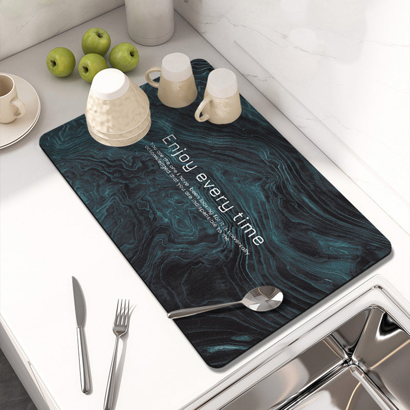 Marble-Inspired Table Mat Kalsten