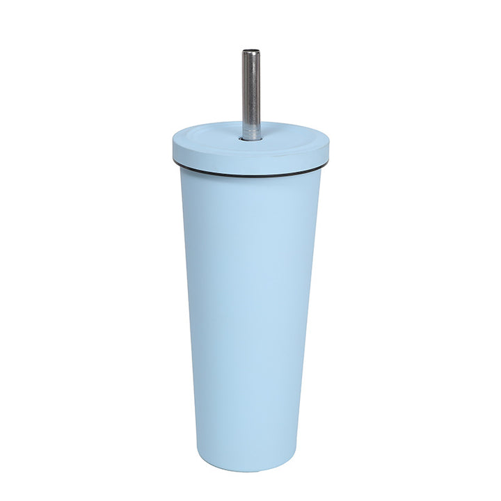 Unisex To-Go drinking mug with strong insulation and stainless steel straw Kalsten