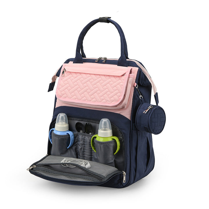 Multi-Functional Quilted Diaper and Travel Backpack Kalsten