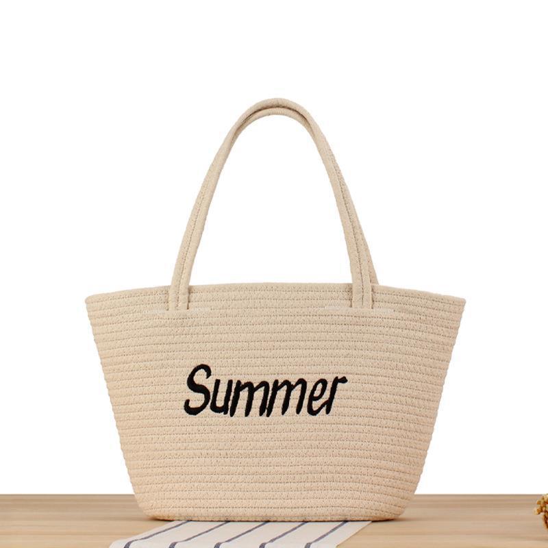 Beach bag in modern basket pattern Kalsten