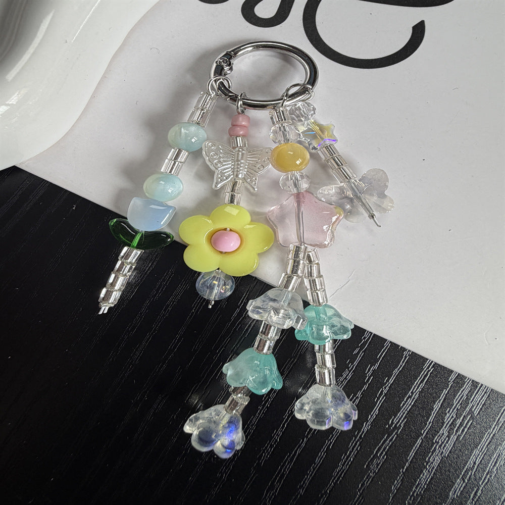 Decorative Beach-Themed Charm Keychain Kalsten