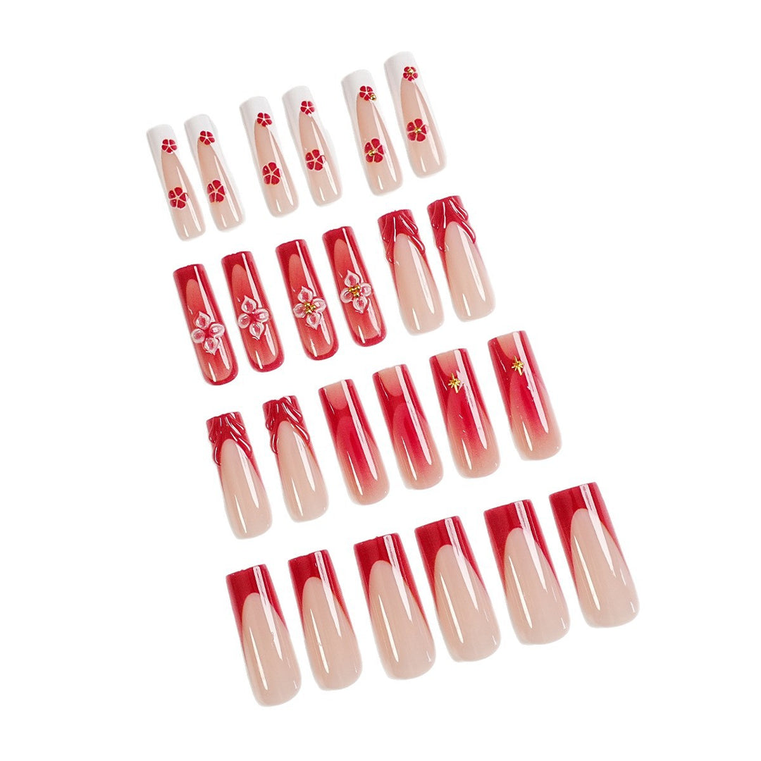 Premium Decorative Press-On Nail Art Collection