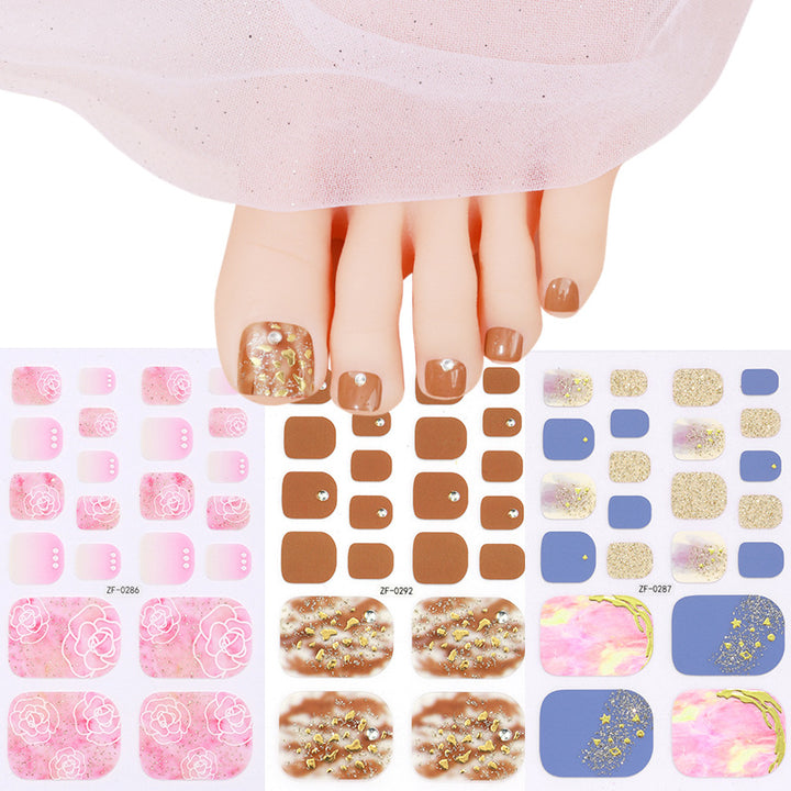 Glamorous Gel Nail Art Wraps