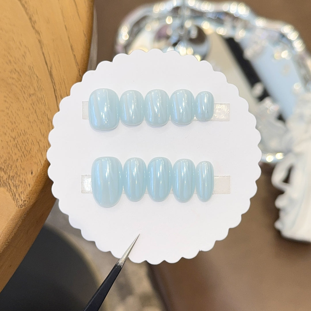 Artificial nails with high-gloss finish Kalsten