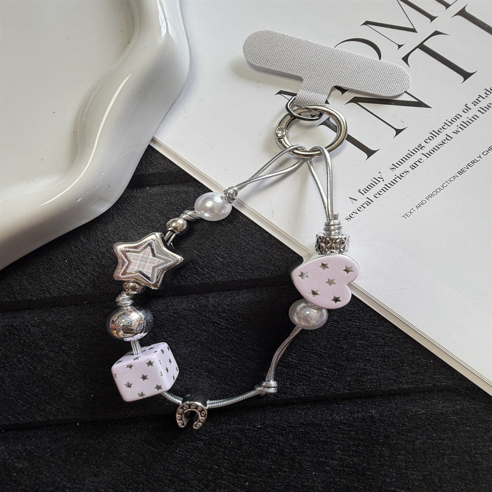 Decorative Bead Charm Phone Strap Kalsten