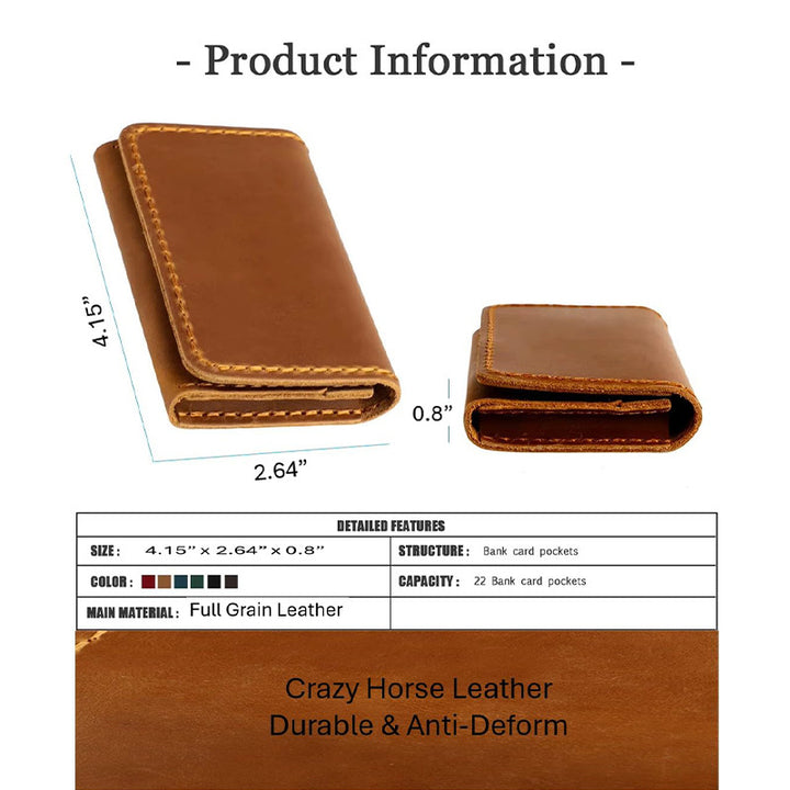 Compact Leather Cardholder Kalsten