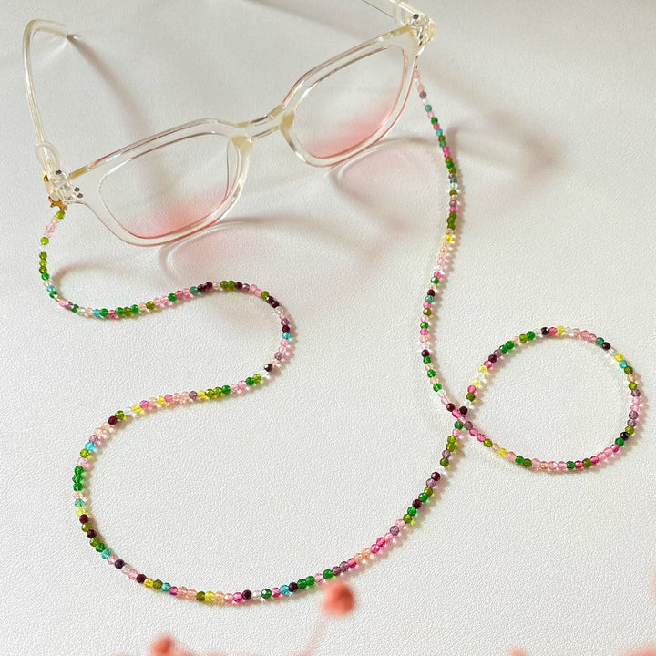 Colorful crystal necklace Kalsten