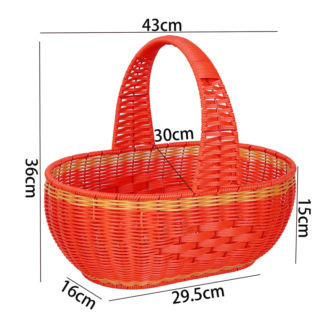 Large Woven Garden Picnic Basket Kalsten