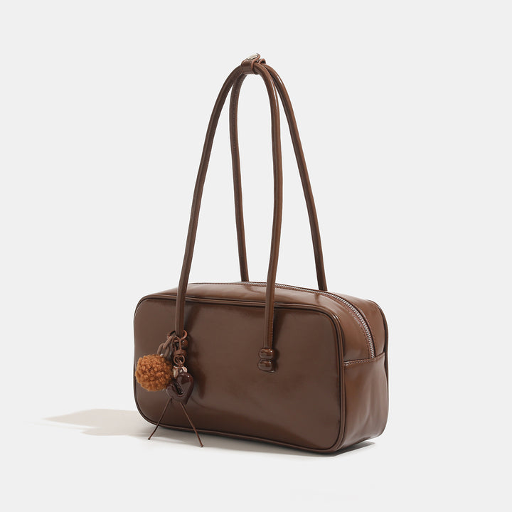Chic Glossy Handheld Tote Bag