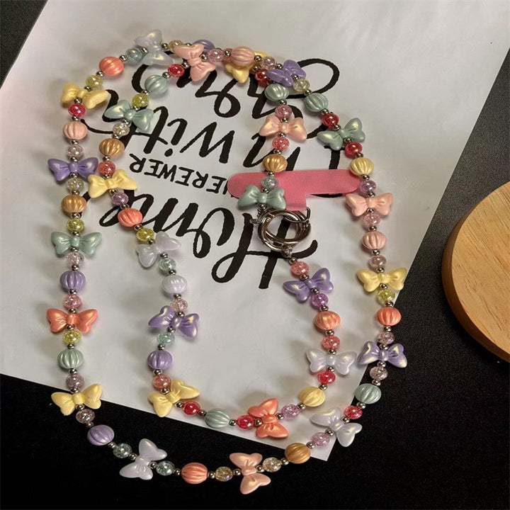 Charming Butterfly Beaded Eyewear Chain Kalsten