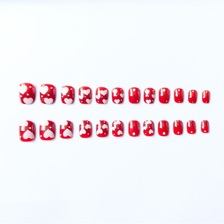 Artistic Heart Motif Nail Art Kit