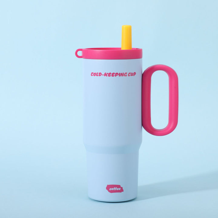 Women's cooling cup with integrated straw Kalsten