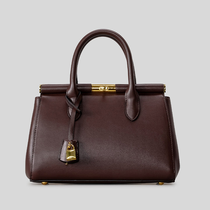 Structured Leather Handbag