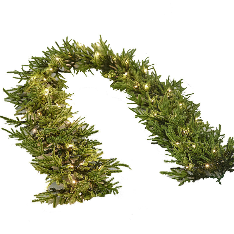 Artificial Frosted Pine Garland