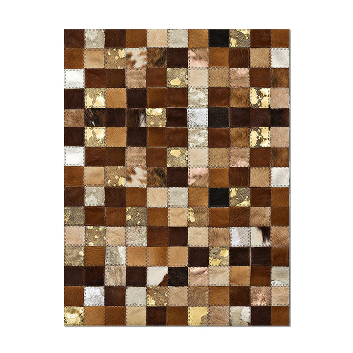 Rustic Patchwork Area Rug Kalsten