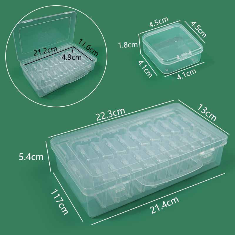 Clear Multi-Compartment Storage Box Kalsten